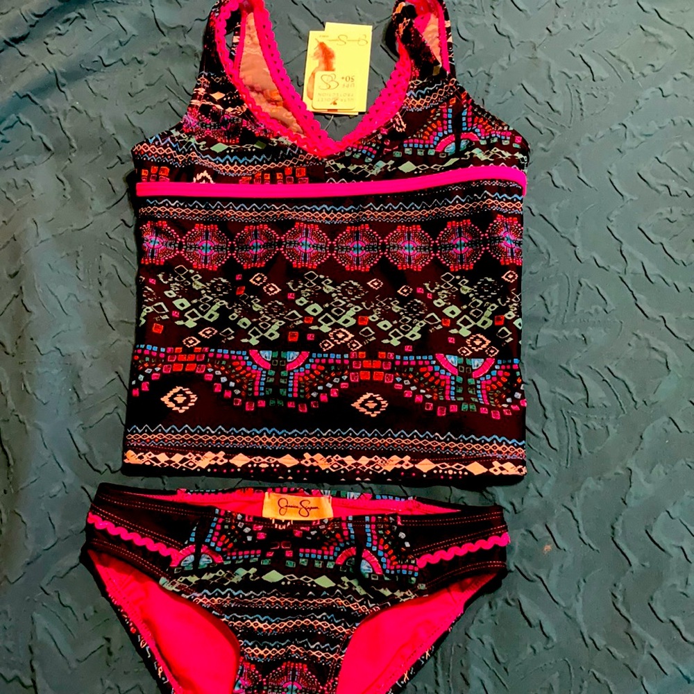 Jessica Simpson girl’s swimsuit UPF 50+